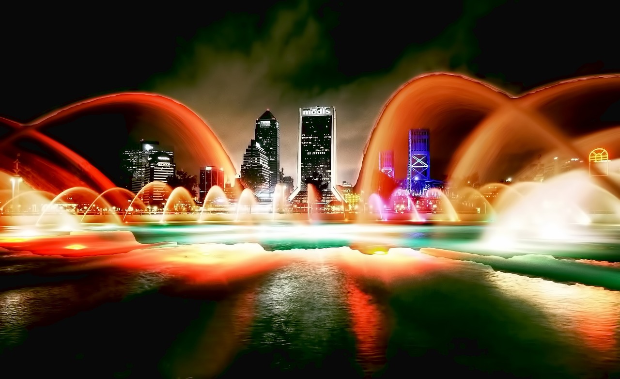 Jacksonville - Same Day Courier Service Coverage Area Jacksonville skyline - Bocsit courier services area