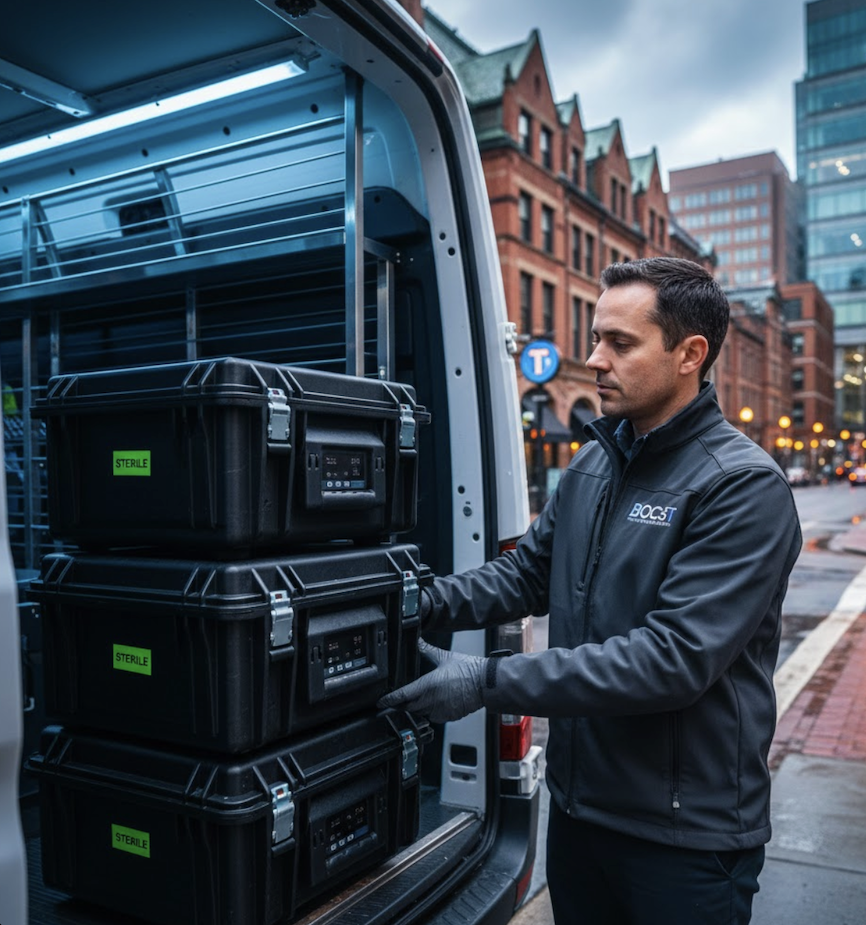 Reliable Medical Logistics for Endoscopy Sterilization in Greater Boston Area